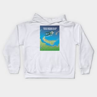 Prince Edward Island, Canada beautiful map Kids Hoodie